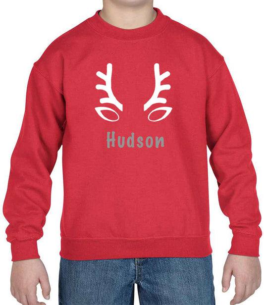 Reindeer named Christmas Sweatshirt